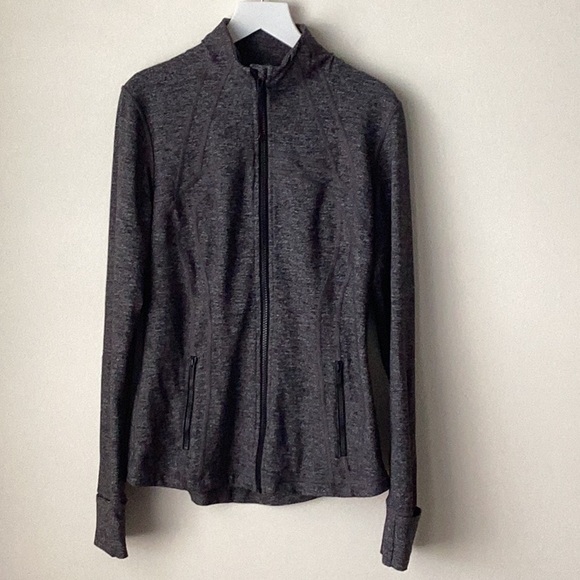 Lululemon Define Jacket Heathered Grey Sz 8 - Picture 4 of 11